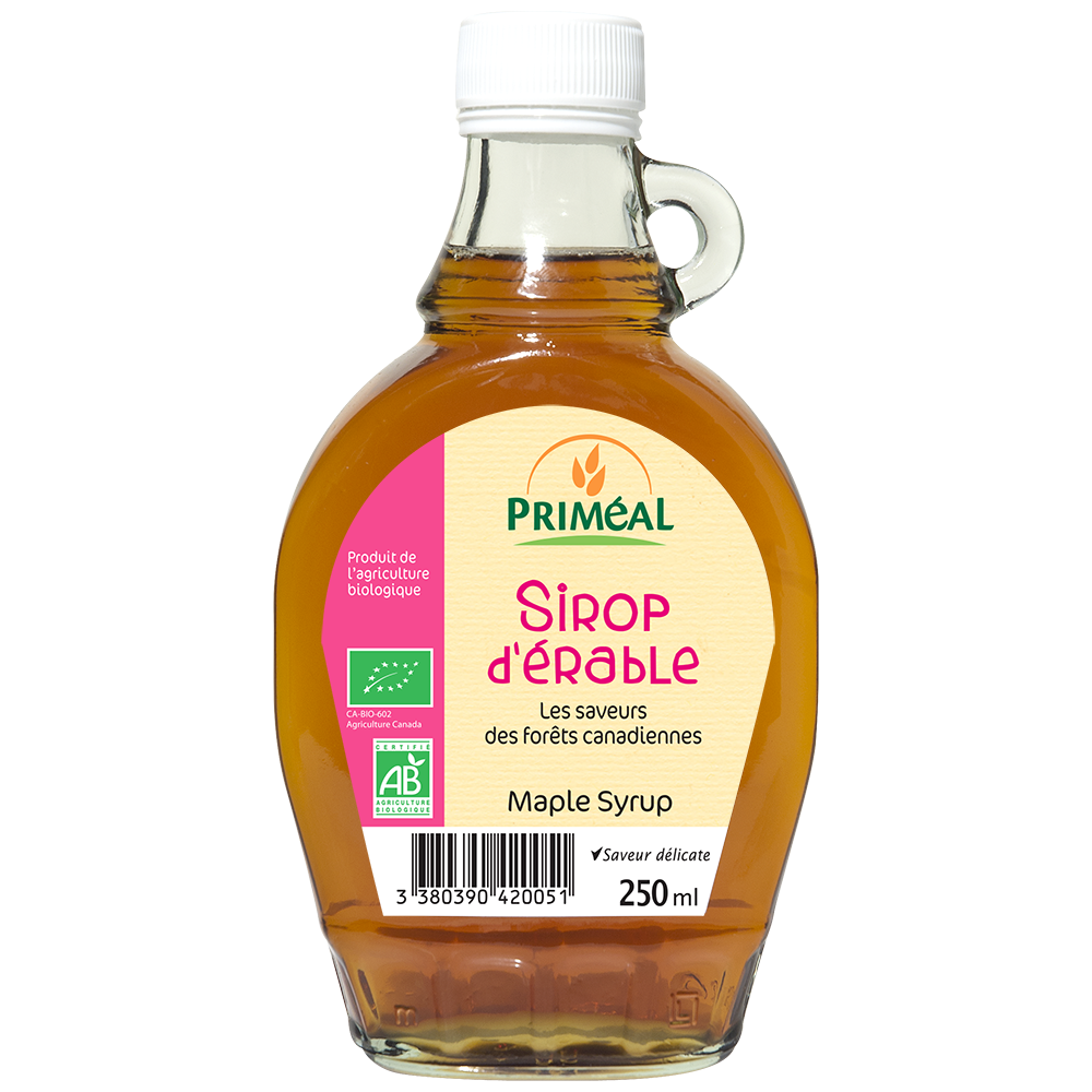 Primeal Organic Maple Syrup Grade C 250ml