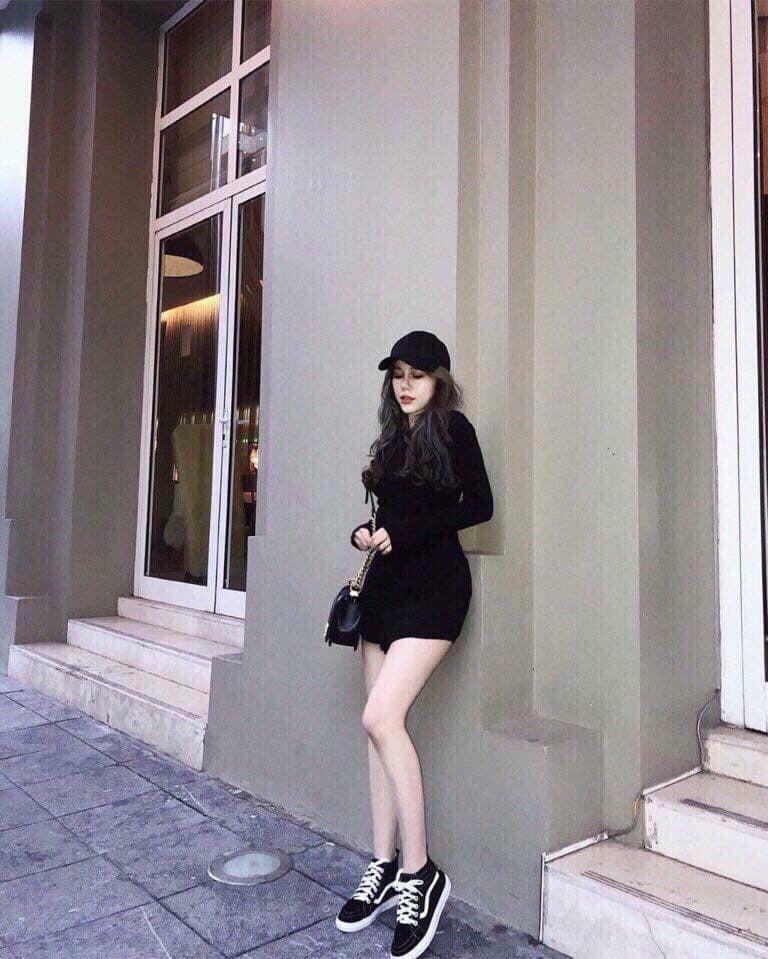 ĐẦM BODY THUN XỎ NGÓN VẠT BẦU CAO CẤP