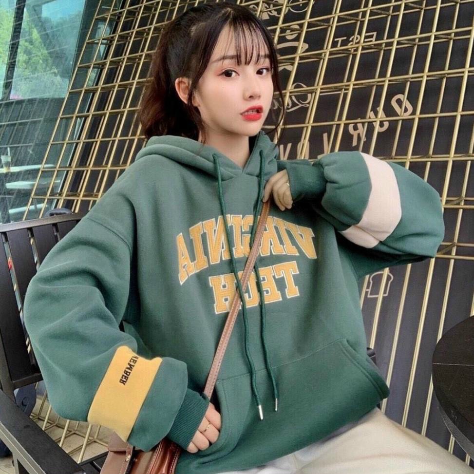 ÁO KHOÁC HOODIE PHỐI TAY CHẤT THUN NỈ THỜI TRANG SAKURA MS662