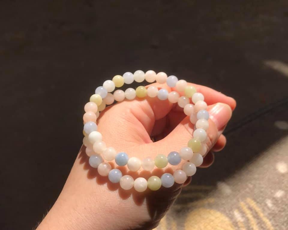 Vòng tay đá berry nhiều màu size hạt 6ly