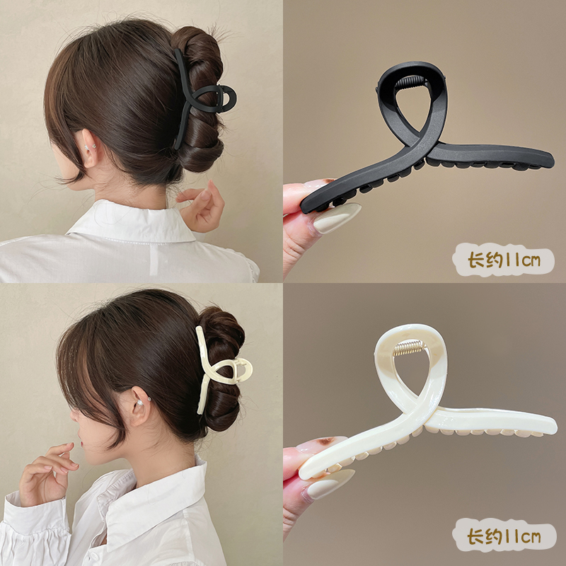 Quá khổ kẹp kẹp tóc nữ cao cấp kẹp tóc kẹp sau đầu kẹp tóc tính khí cá mập kẹp tóc kẹp đội đầu