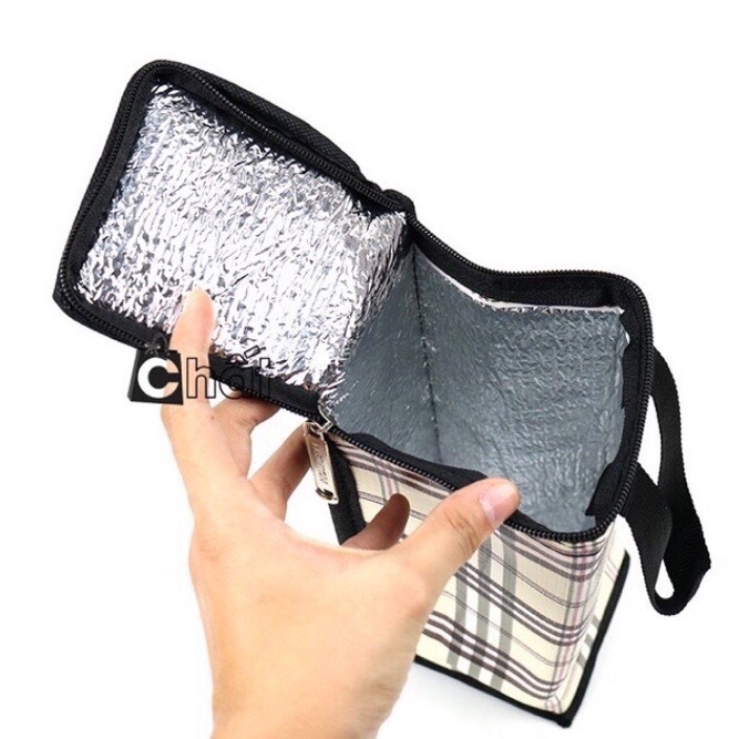 Túi giữ nhiệt đựng cà mèn 4 ngăn (dài 19 x Cao 30 x Rộng 13cm) / 3 ngăn (dài 20 x  cao 27 x Rộng 17cm)