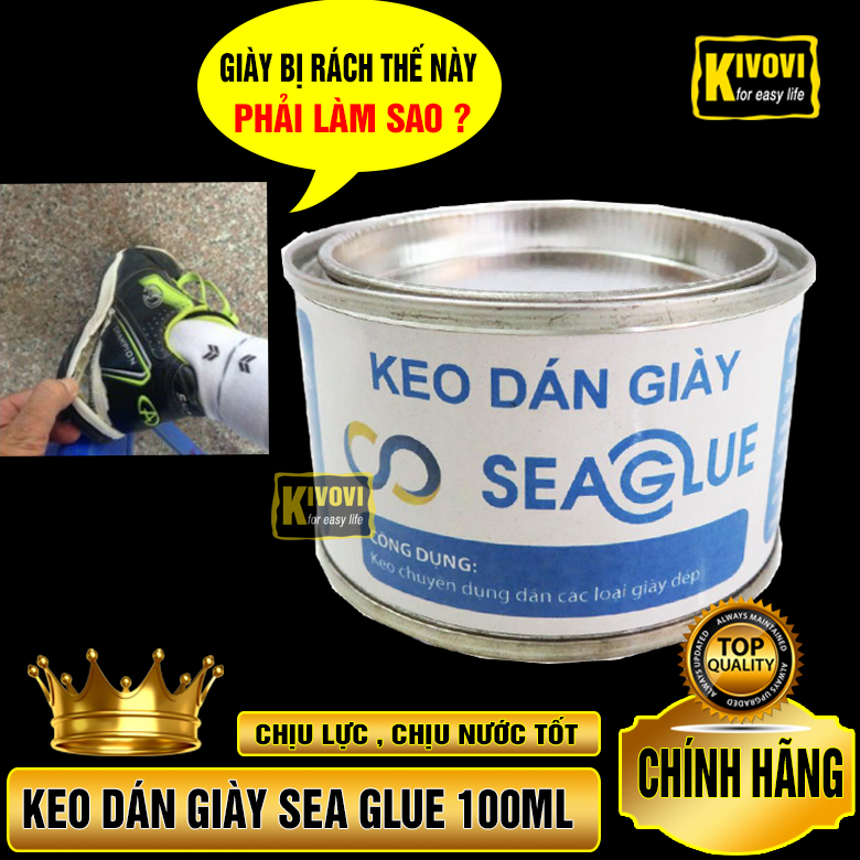 Glue for shoes super stick seaglue versatile 100gr-glue sport shoes multi-purpose dedicated/glue stick sports shoes-adhesive stickers high-grade/glue stickers sandals super adhesive/glue elephant Thailand super stick-kivovi