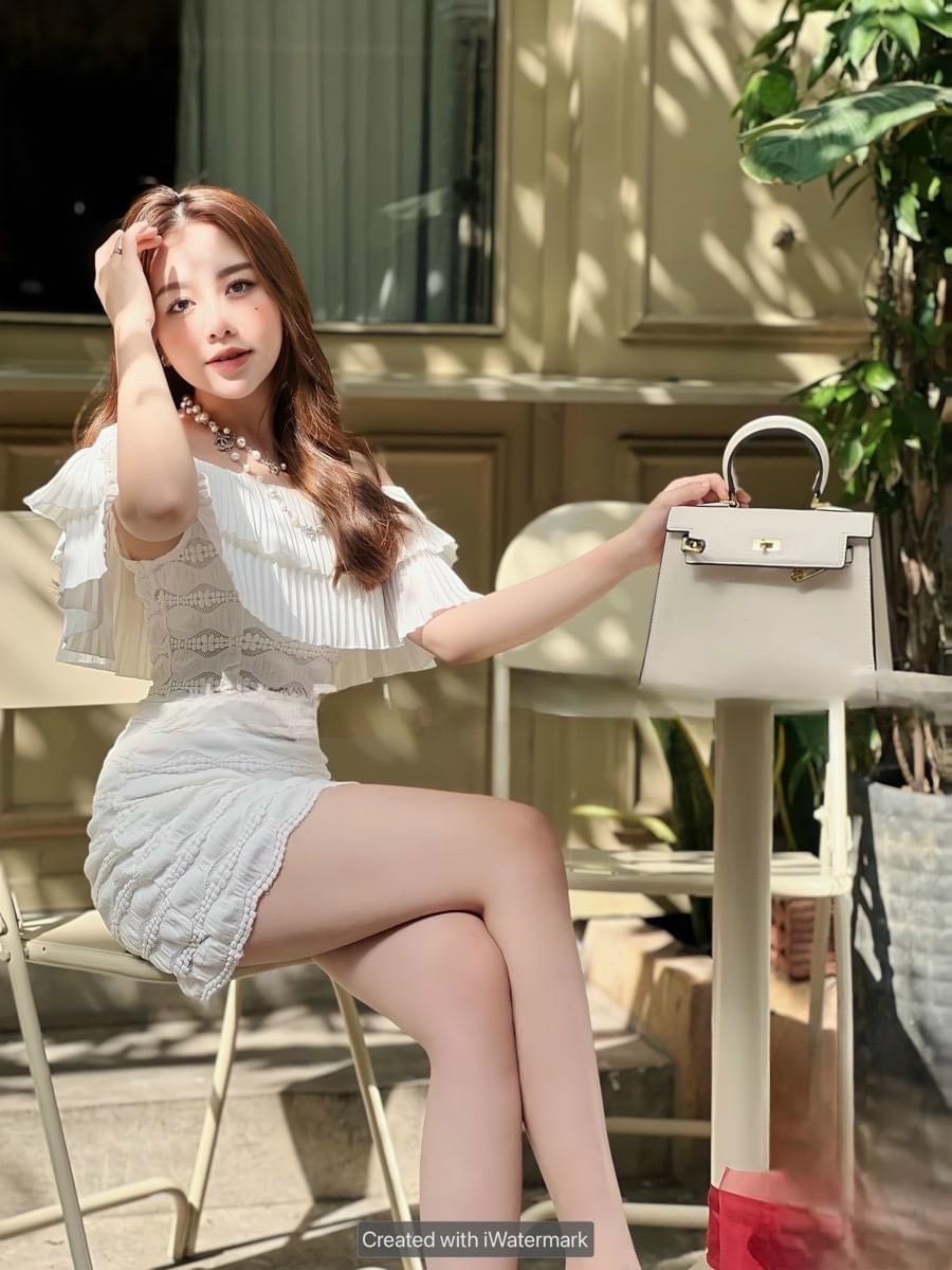 [Mẩu Mới] Đầm Xốp Phồng Cúp Ngực(Có Mút Ngực) Phối Bèo Dập Ly Hot Hit