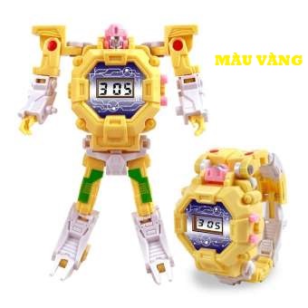 Đồng Hồ Điện Tử Cao Cấp  Trẻ Em Có Thể Biến Hình Robot 2 Trong 1 DHROBOT03