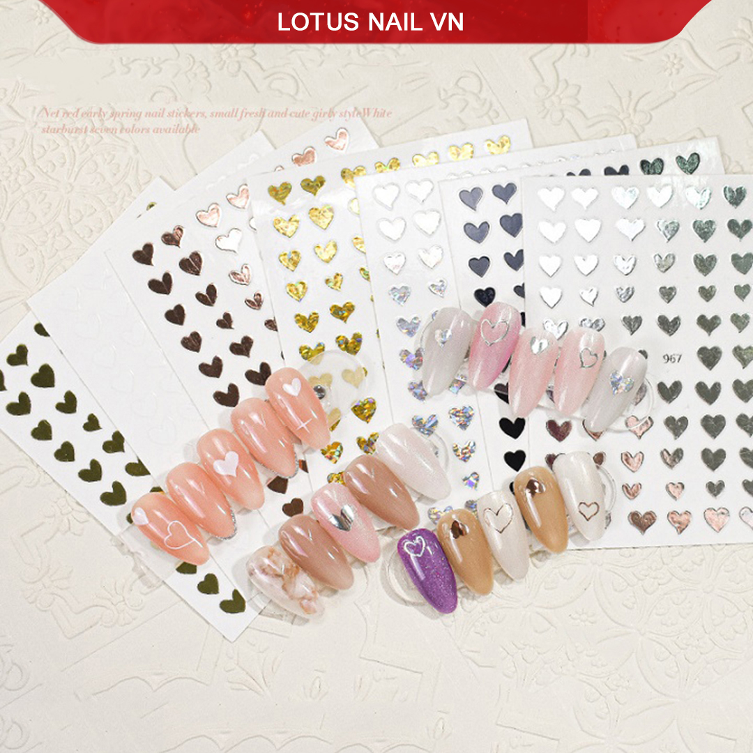 Sticker nail, hình dán móng 3D
