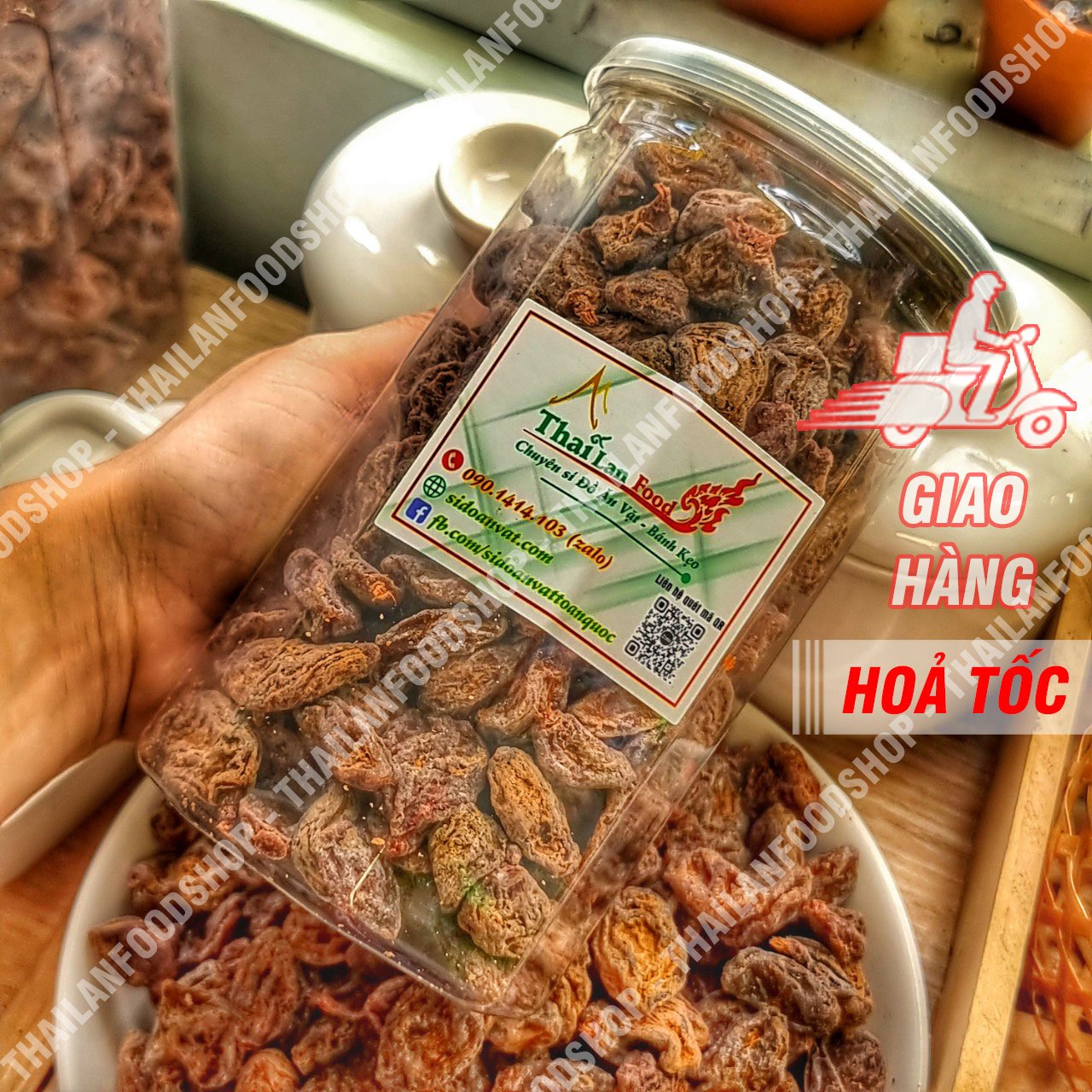 Xí Muội Oliu Chua Ngọt ( Xí Muội Thịt ) - Lon 500gr