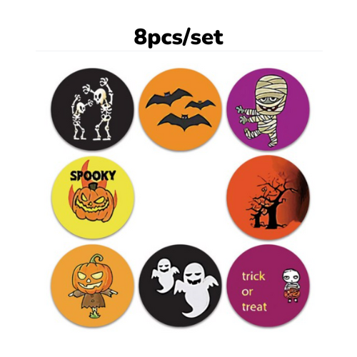 Tem cắm bánh Cupcake chủ đề Halloween bbhl11