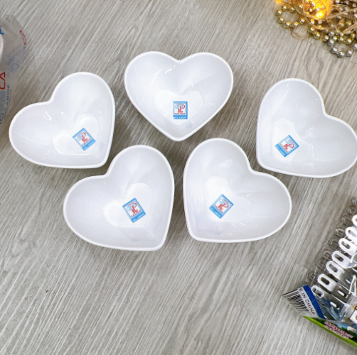 Chén Hình Trái Tim Melamine Cao Cấp