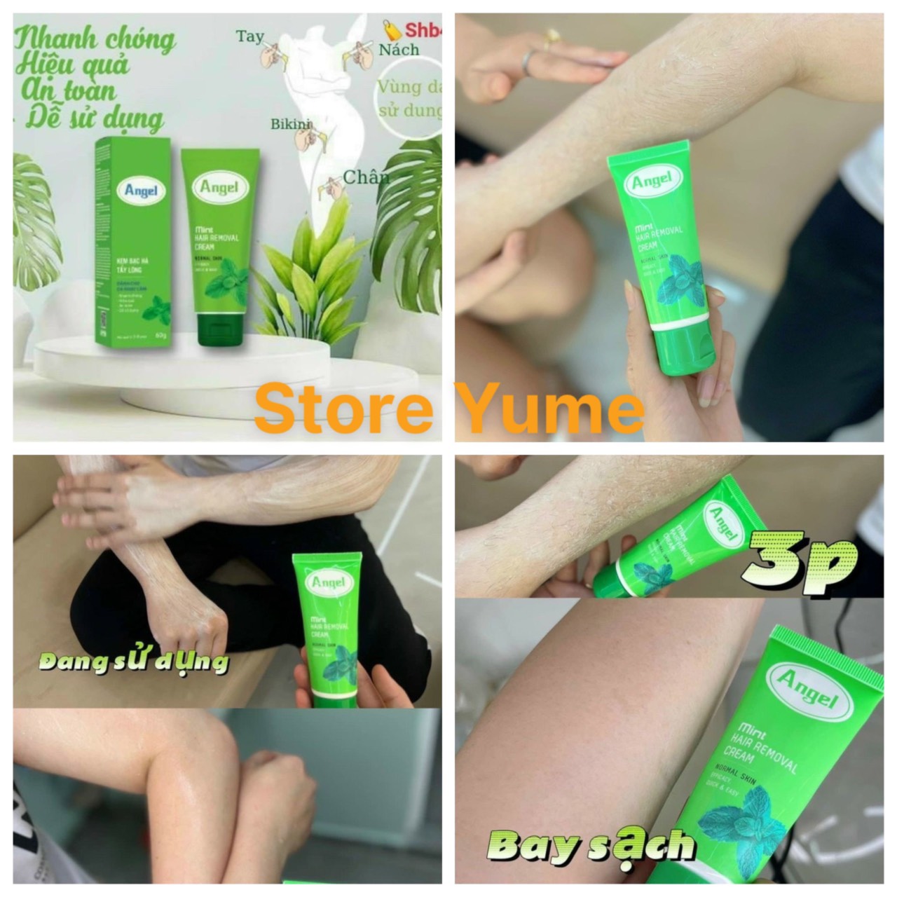 Tẩy lông Angel,tẩy lông sạch mịn