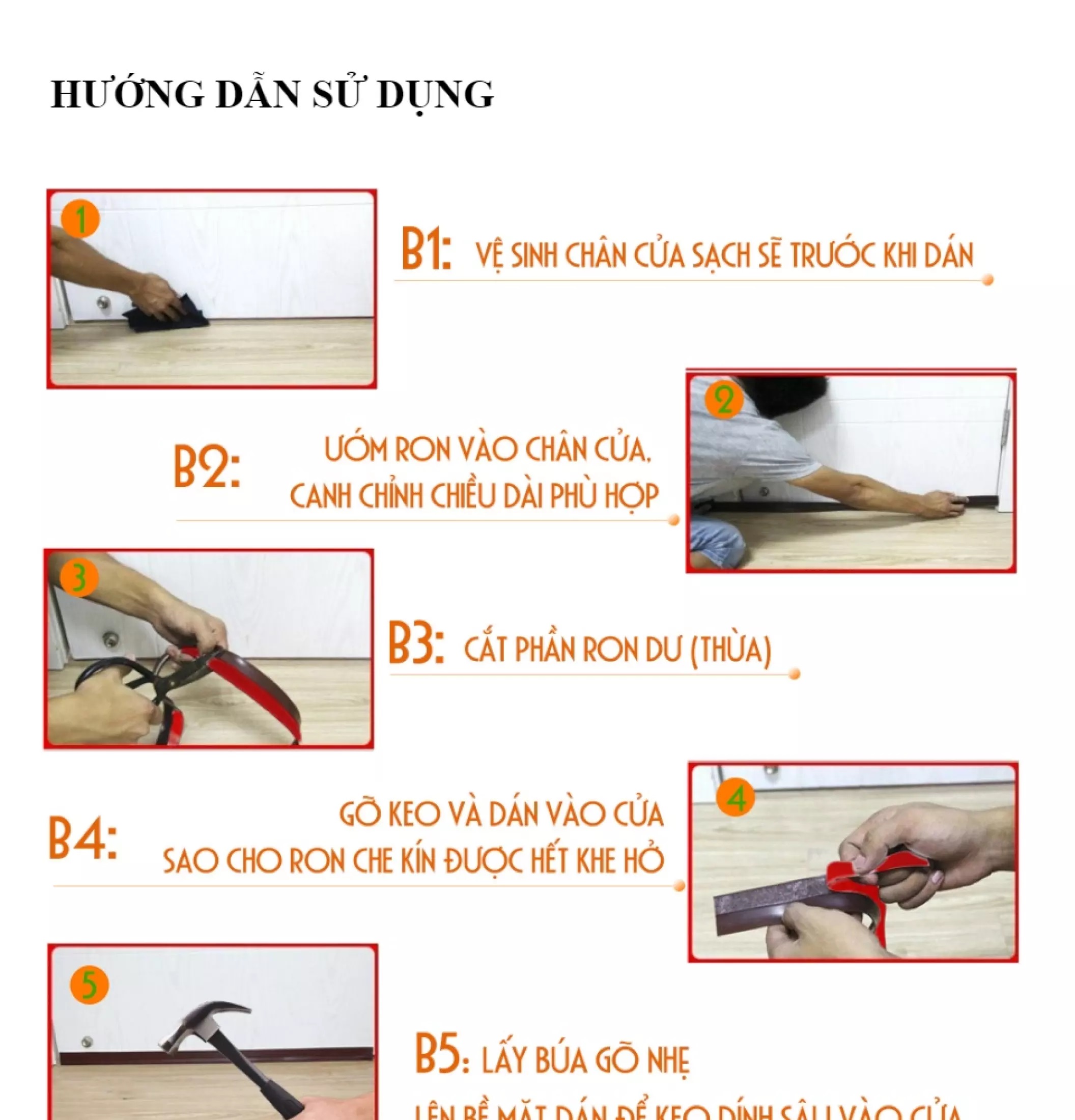 Ron Chắn Khe Cửa, Chặn Cửa , Ron Chặn Khe Cửa Đa Năng, Chống Gió Lùa, Chống Ồn, Bụi Bẩn, Ngăn Côn Trùng, Chính Hãng sx 3M