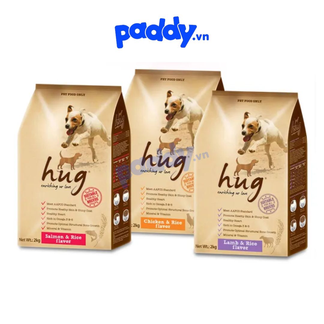 [2kg] Thức Ăn Hạt Cho Chó Mọi Lứa Tuổi Hug