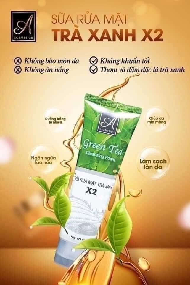 Sửa Rửa Mặt Trà Xanh A Cosmetics