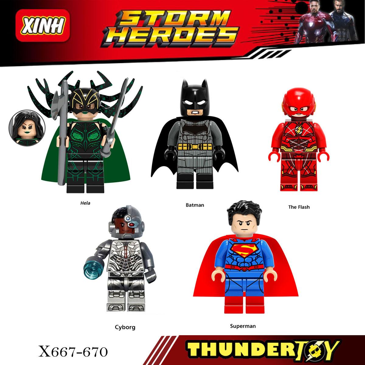 [HCM]Đồ chơi lắp ráp Mini Figure nhân vật anh hùng