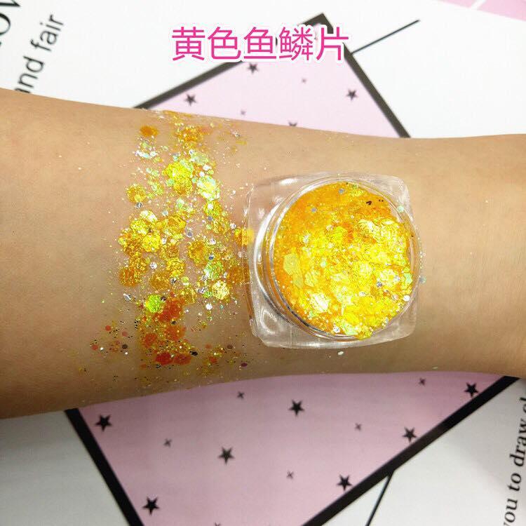 [ Tặng Cọ Mắt] Nhũ Mắt Hạt To Kira Kira [Sẵn Gel]