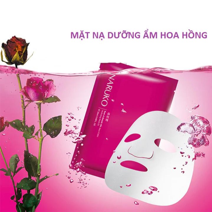 NARUKO - Mặt nạ hoa hồng cấp nước sáng da