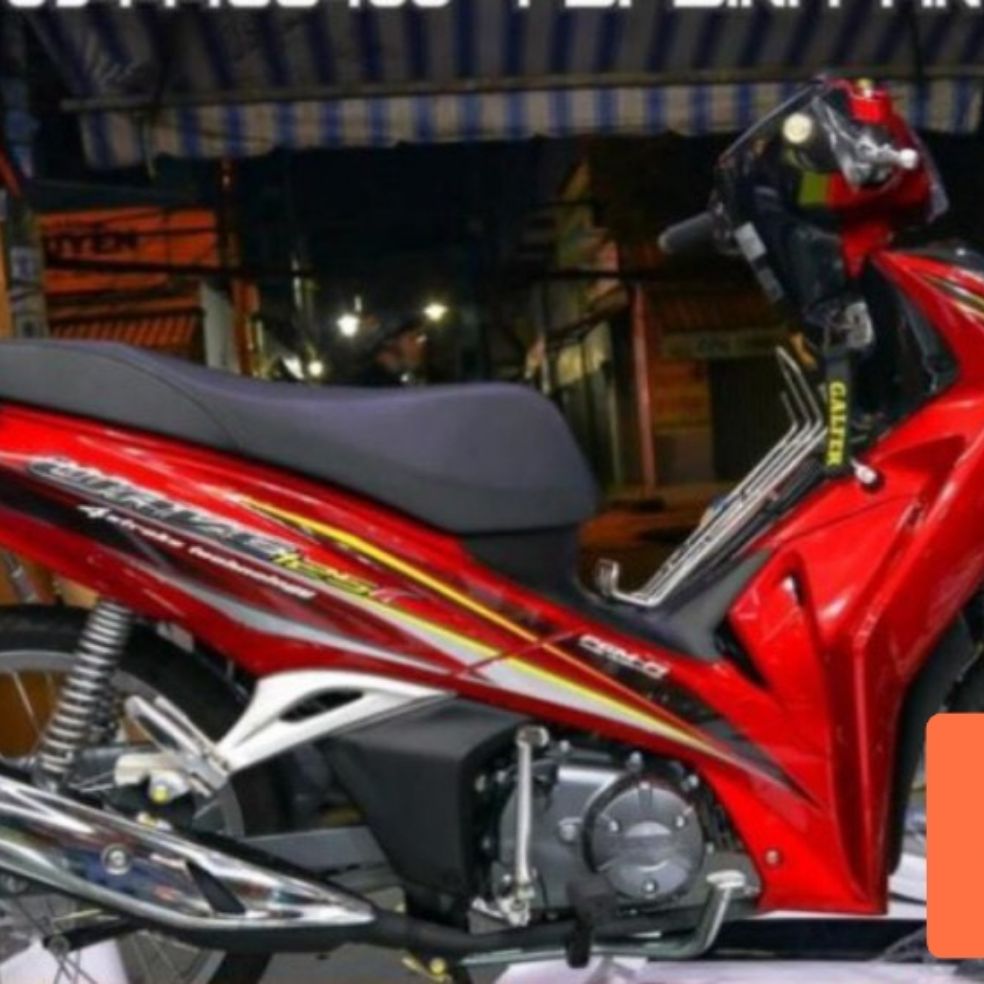 [HCM]Tem xe future 125i - wave 125i  tem rời cao cấp dán xe đỏ