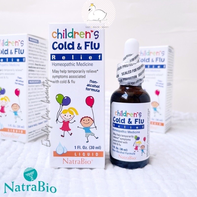 Siro Cold & Flu Mỹ cho bé 4M+ 30ml