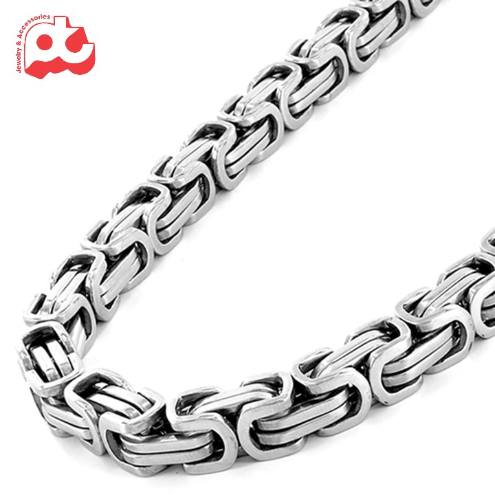 Dây chuyền inox nam cá tính cá tính không đen tại HCM - 9mm anbinh PTDCNA26
