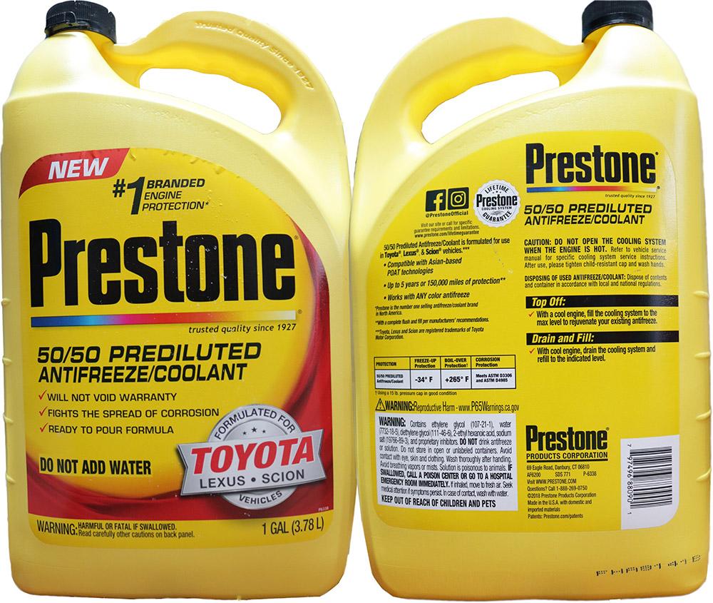 Nước làm mát Prestone ( công thức Lexus , Toyota , Sicon )