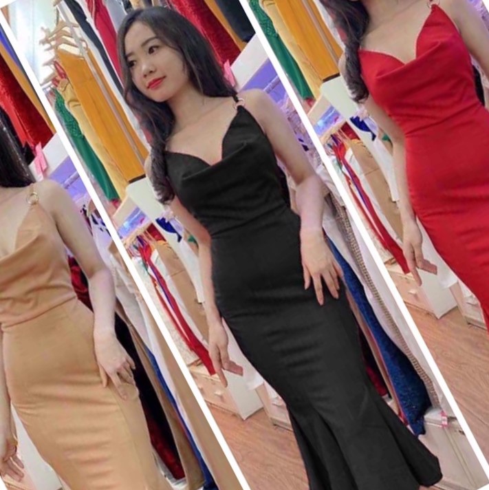ĐẦM ÔM 2 DÂY ĐUÔI CÁ CỰC SANG SIÊU HOT