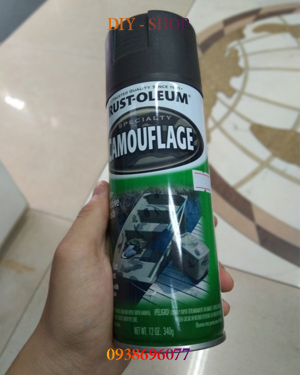 [HCM]Sơn xịt màu Quân Đội - Camouflage (Sơn cao cấp đến từ Mỹ)