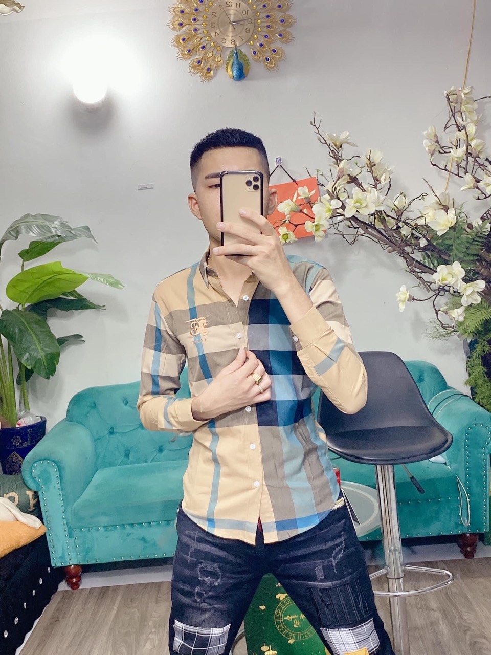 Áo Sơ Mi  COTTON Nam Tay Dài BBR Cao Cấp - 𝐊𝐞𝐧𝐓 𝐒𝐡𝐨𝐩