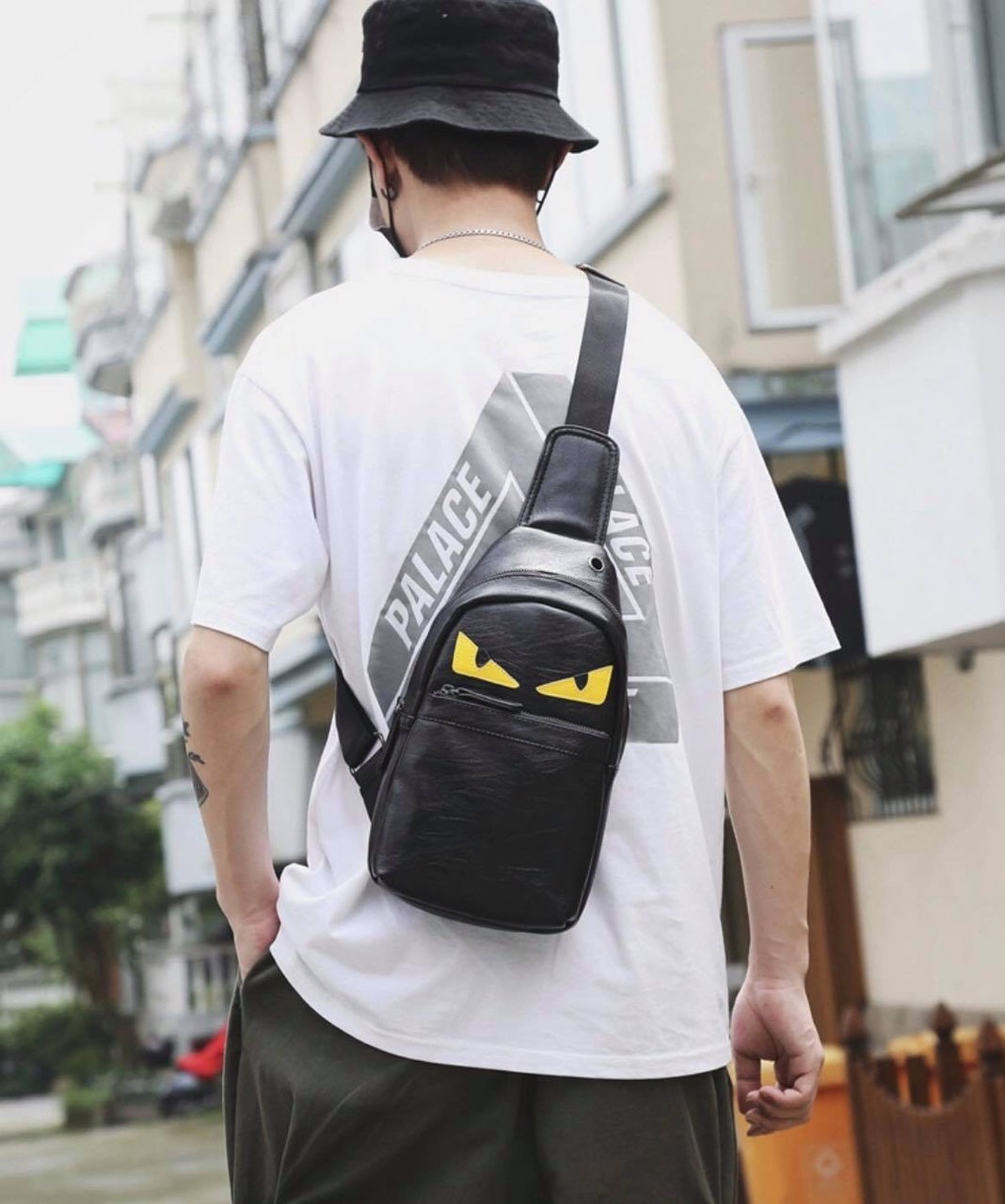 [HCM][ SALE HOT ] TÚI ĐEO CHÉO BAPE NAM CHẤT LIỆU DA CAO CẤP
