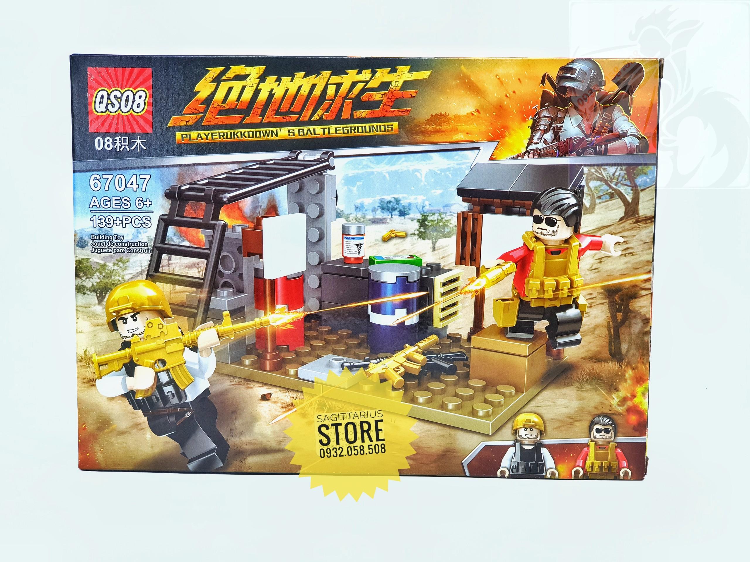 Bộ lego pubg trận chiến cuối cùng qs08-67047