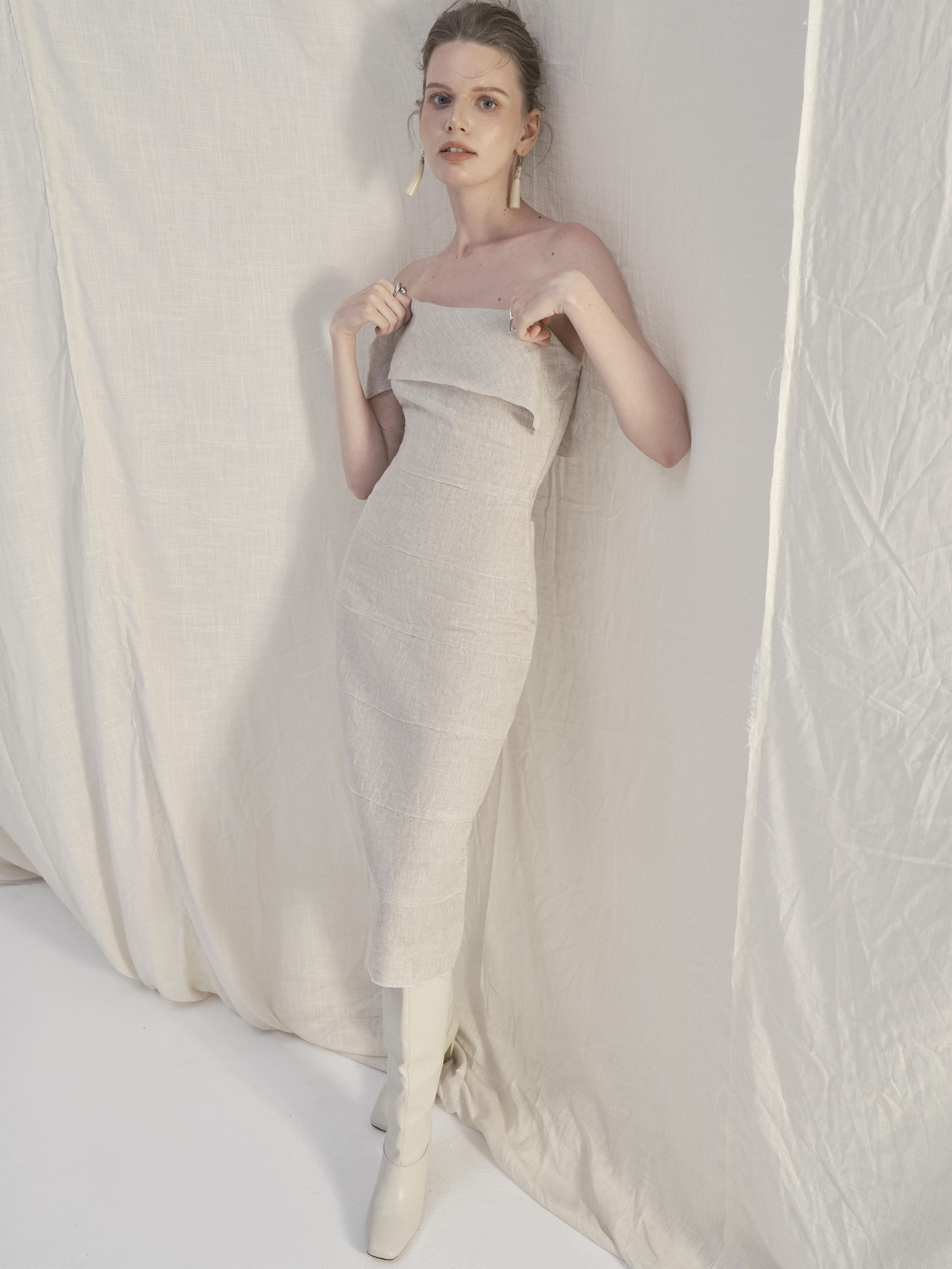 SEASON STUDIOS |Hebe Dress  Đầm midi