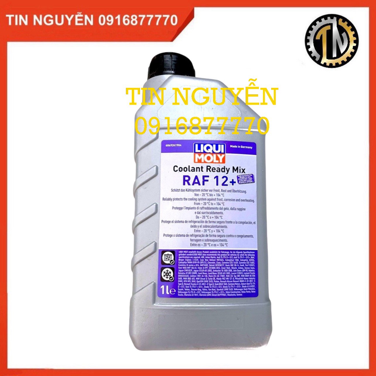 [HCM]Nước mát  Liqui pha sẵn RAF12+ chính hãng - 1 Lít