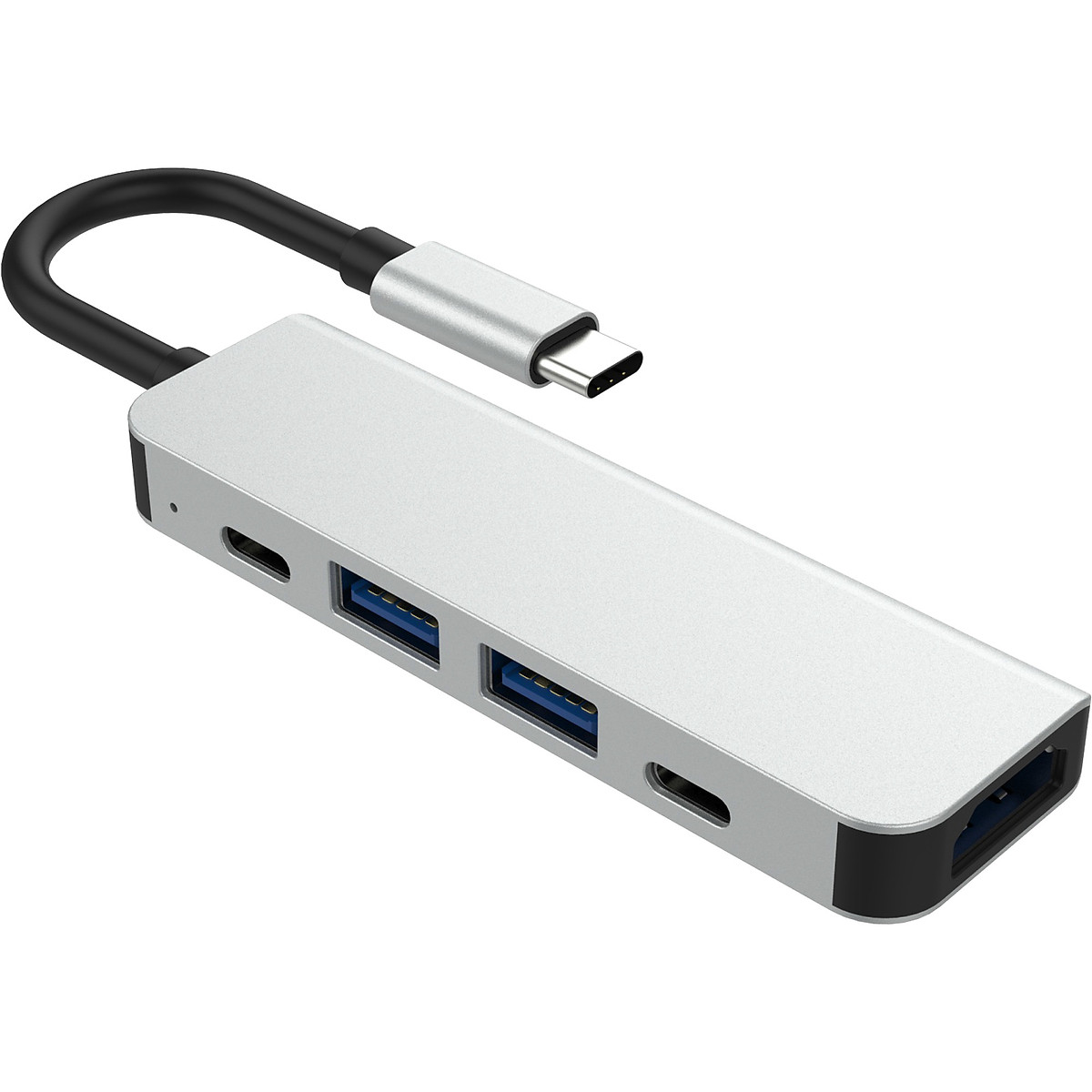 Hub USB Type-C 5 Cổng HDMI 4K 60Hz/ USB 3.0/ Type-C/ PD - 5in1-3