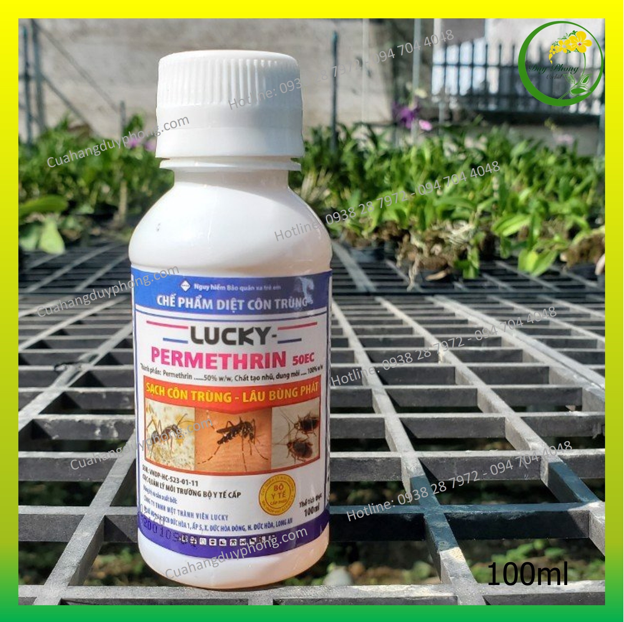 [Có video] Chế Phẩm Diệt Côn Trùng | Lucky Permethrin 50EC - Chai 100ml