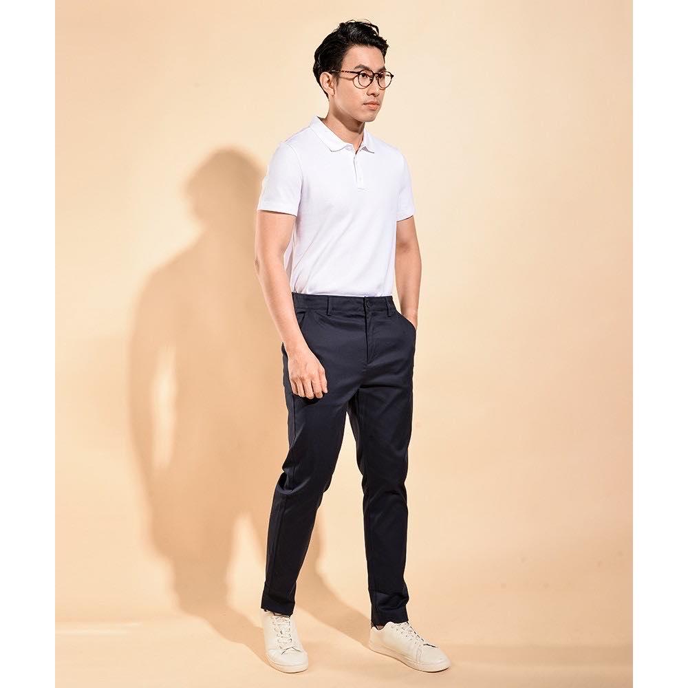 ROUTINE Quần kaki nam cotton co giãn 10F19PCA005 Navy