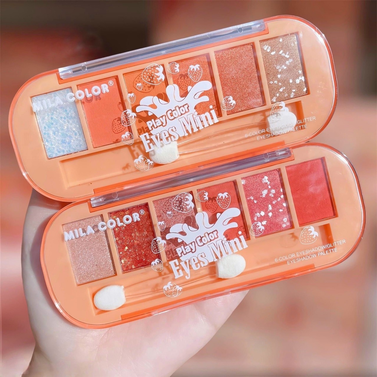 [HCM]Nhủ mắt Mila 6 ô Play Color Eyes Mini Kèm Cọ