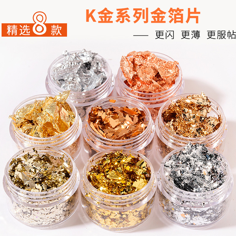Giấy nhún nail , giấy nhún vàng bạc