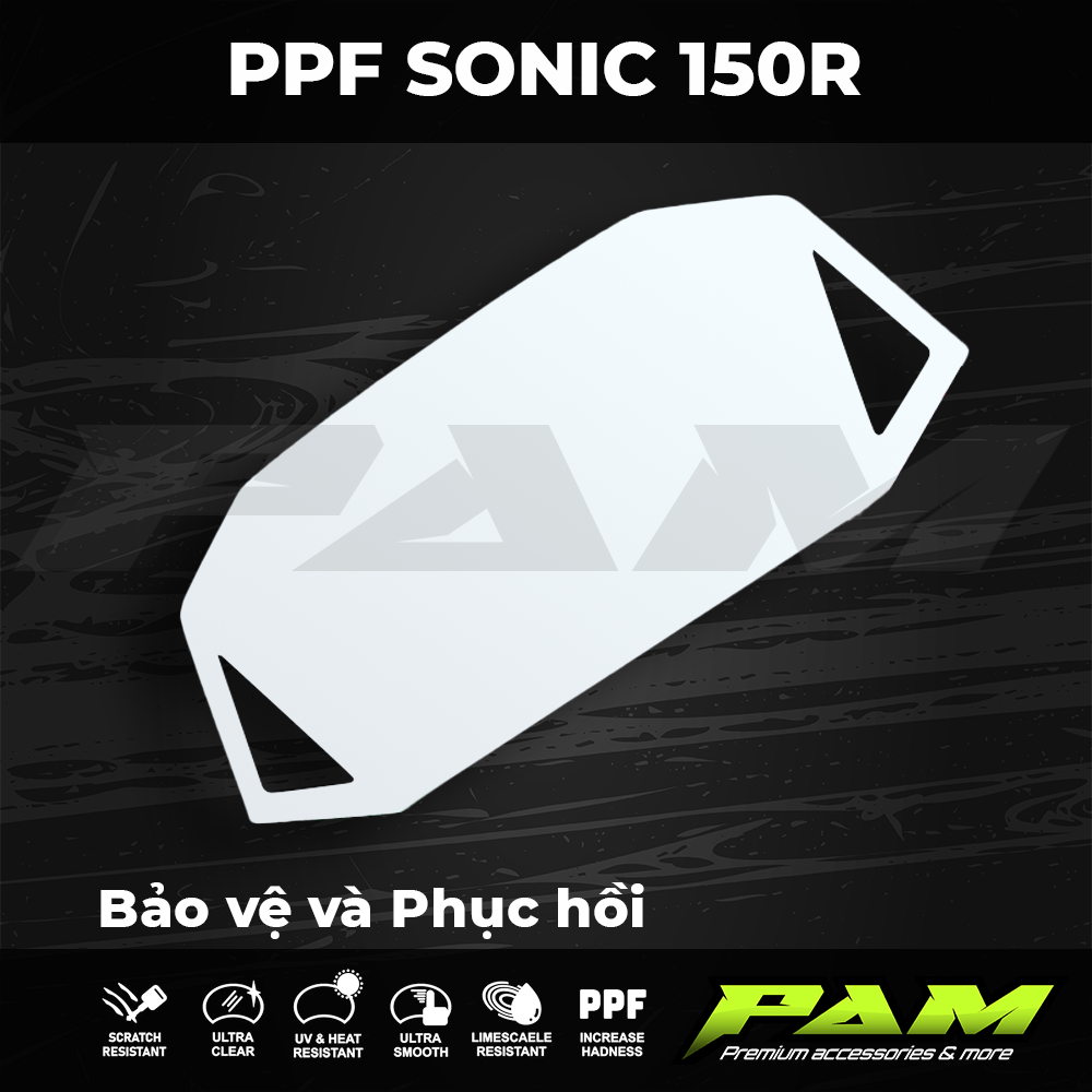 Miếng dán PPF bảo vệ mặt đồng hồ Honda Sonic 150R