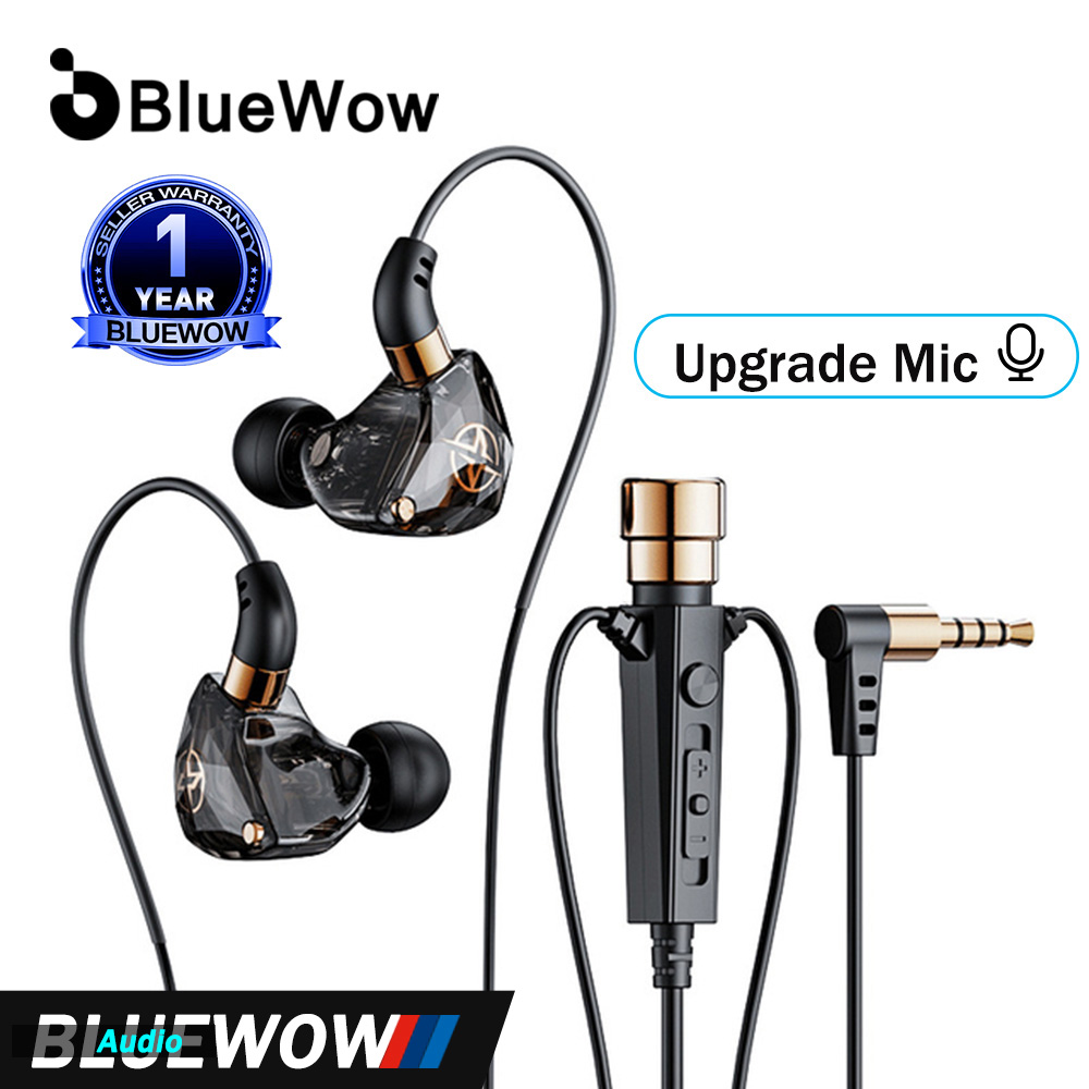 BlueWow Micro Cài Áo KT02 Kèm Tai Nghe Micro Cài Áo Mini Cầm Tay Để Ghi Hình Quay Video, Phát Sóng Trực Tiếp, Vlog, Lớp Học Trực Tuyến V. V.