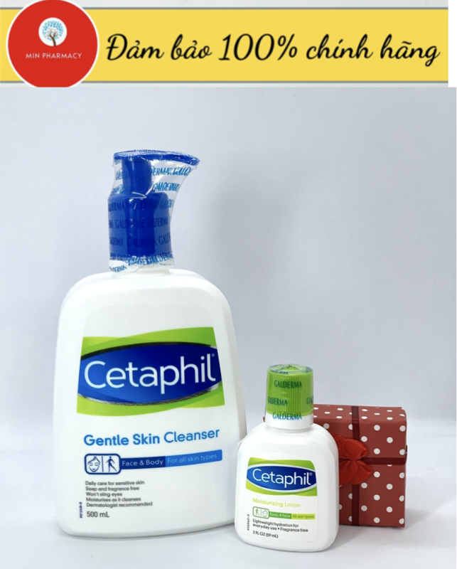 [TẶNG SỮA DƯỠNG ẨM CETAPHIL 59ml] Sữa rửa mặt CETAPHIL gentle skin 500ml- Minpharmacy giá rẻ