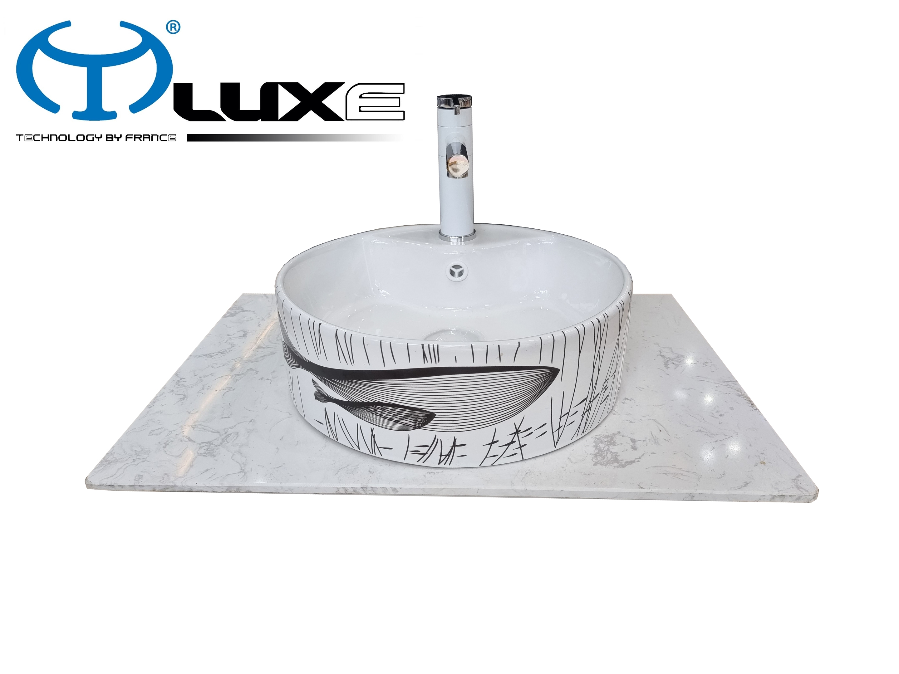 Vòi chậu rửa mặt Lavabo cao cấp Luxe V8001TN