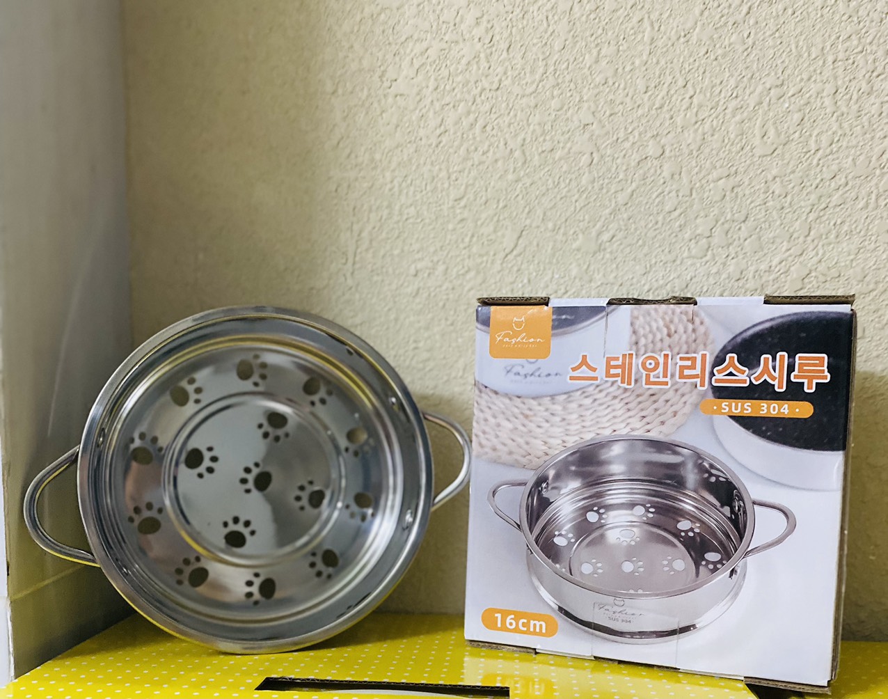 Xửng hấp đồ ăn cho bé inox 304 size 16cm