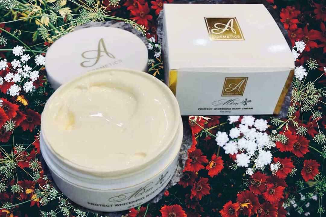BODY MÊM A COSMETICS 200G + quà tặng + (không bán hàng f)