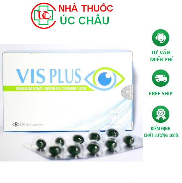Viên uống bổ mắt Visplus (Hộp 30 viên)