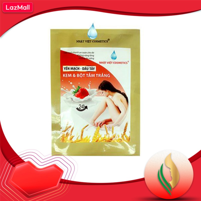 Tắm Trắng Yến Mạch, Dâu Tây, Sữa Ong Chúa (150g) giá rẻ