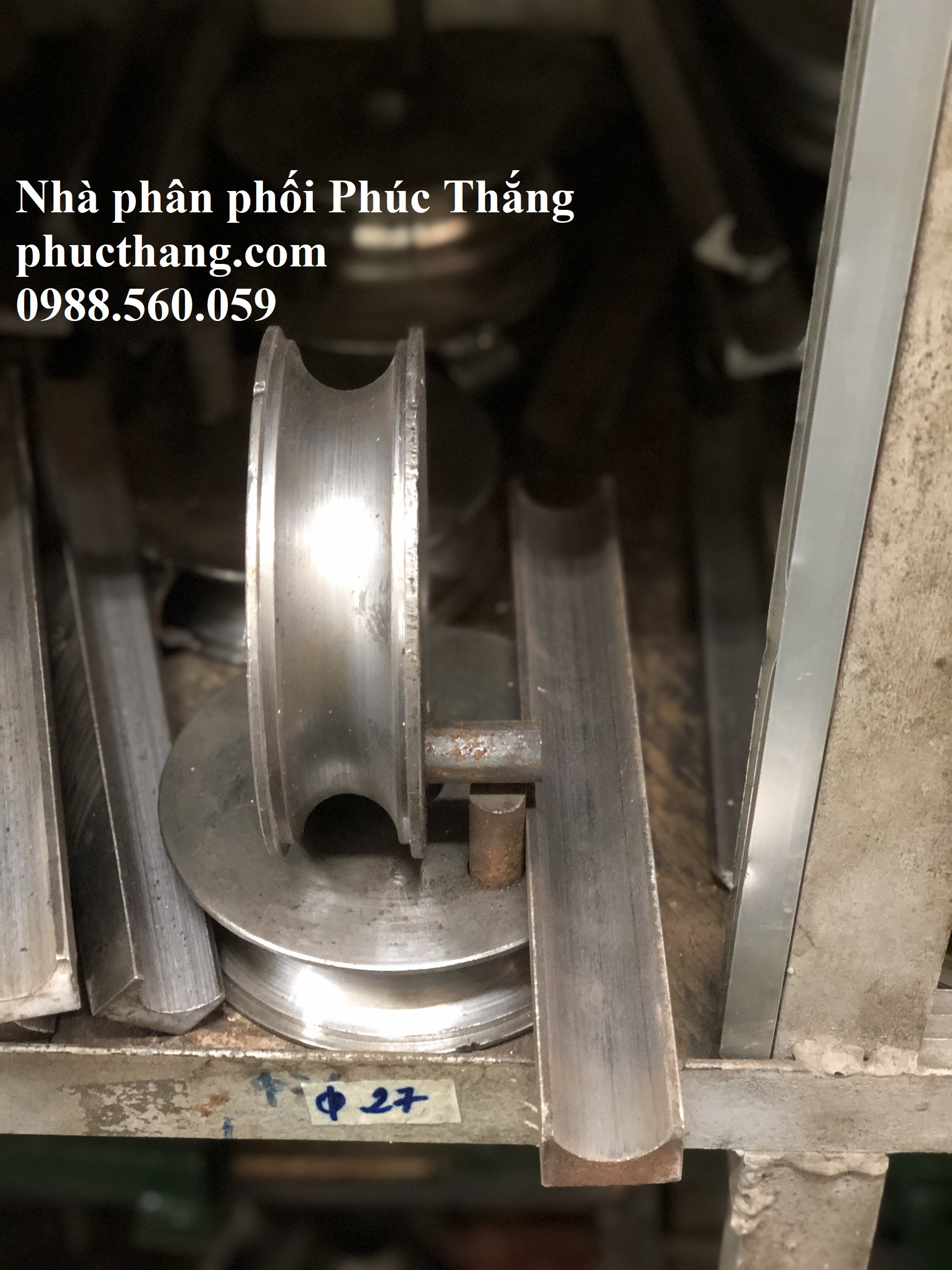 Puly uốn ống phi 27 - Vam uốn ống hộp