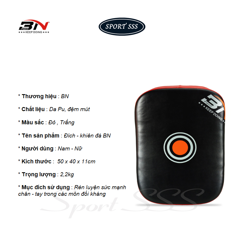 Đích Đá - Khiên - Đỡ Lớn BN - Kick Boxing - Muay - Võ thuật