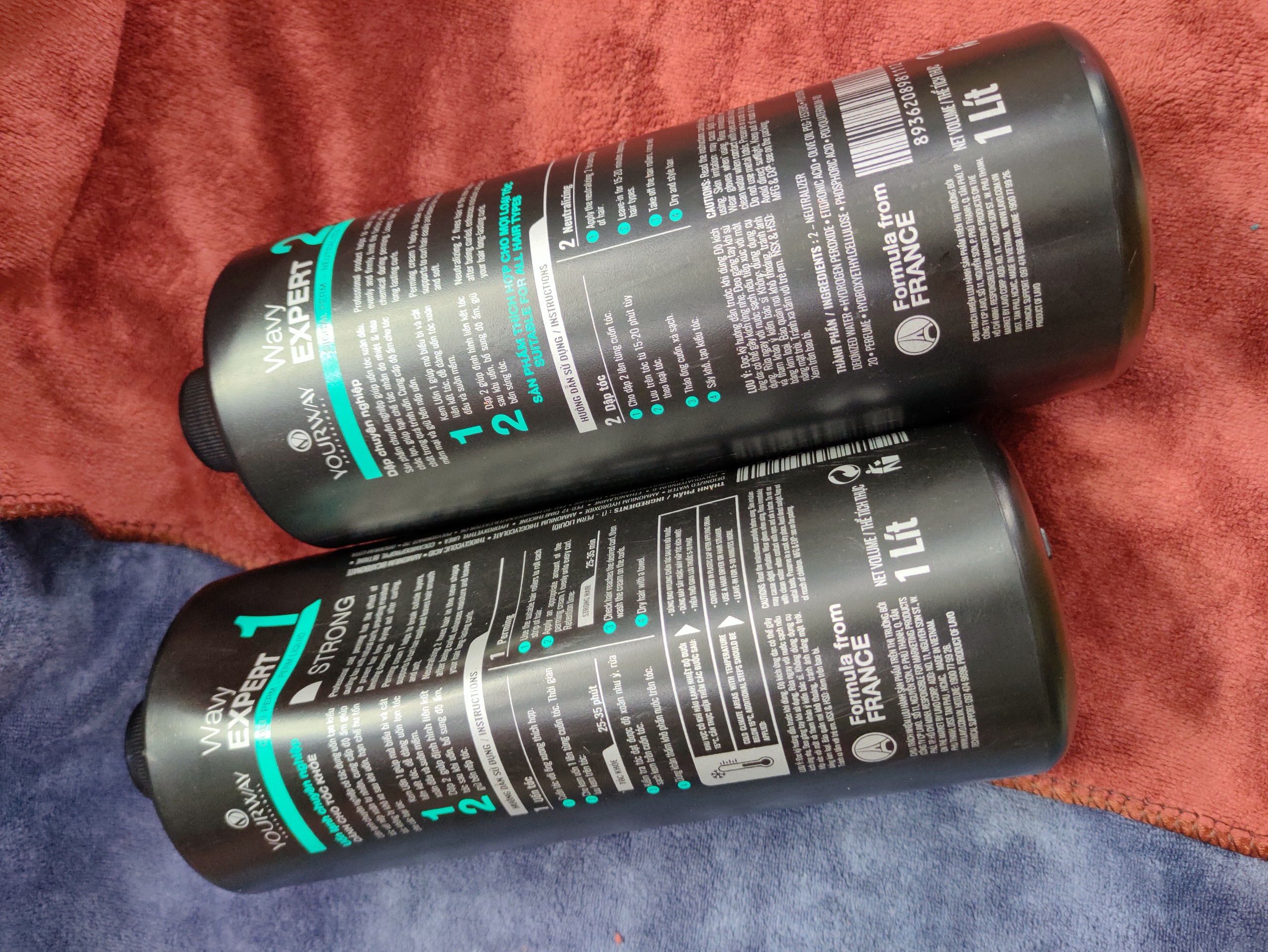 ( 1 cặp ) Uốn lạnh Yourway 1000ml  Strong dành cho tóc khỏe