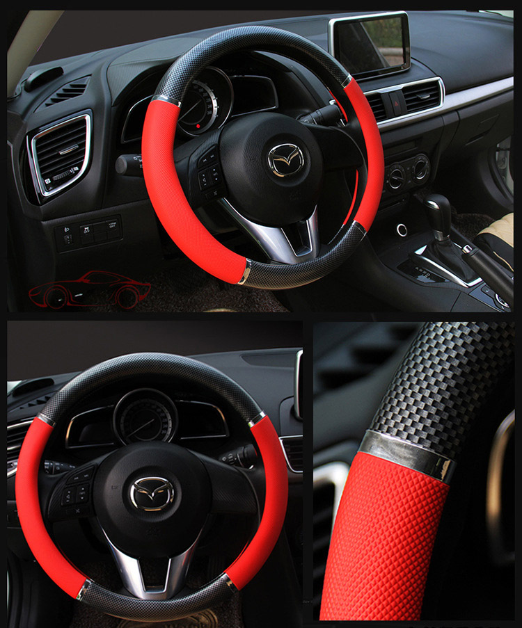 🚗  Bọc vô lăng màu vỏ gỗ sang trọng