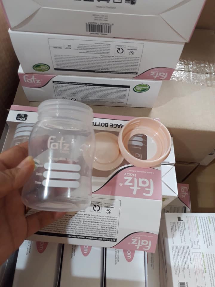 BỘ 3 BÌNH TRỮ SỮA FATZ BABY 150ML