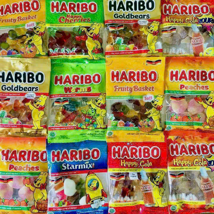 Haribo dẻo gum paste-80g package